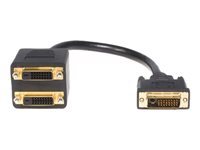 Bild von STARTECH.COM DVI-D auf 2x DVI-D 30cm Splitter Kabel - Dual Link DVI25 Y-Kabel - Stecker/2x Buchse - DVI-Adapter vergoldete Konta