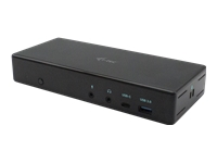 Bild von I-TEC USB-C Quattro Display Docking Station 2x DP 2x HDMI 1xGLAN 5x USB 3.0 1x USB-C-Datei 1x Audio 1x Mic 85W PD KL