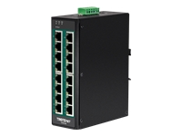 Bild von TRENDNET TI-PG160 DIN-Rail Switch PoE+