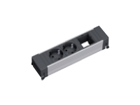 BACHMANN POWER FRAME Power Strips 3-way 3xCH power socket 1xblankin Custom Modul