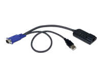 Bild von DELL KVM cable for VGA USB kb mouse supp virtual media CAC and USB2.0 Used w/ DMPU and DAV KMV Console Servers and PE KVMs Black