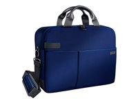 Bild von LEITZ Complete Laptop Tasche titanblau hochwertige und leichte Business Tasche mit zwei Hauptfaechern und einem kleinen Frontfach