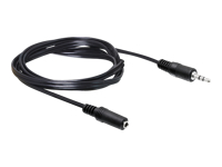 Bild von DELOCK Verlängerungskabel Audio Klinke 3,5 mm Stecker / Buchse 3 m