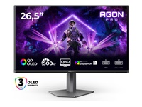 Bild von AOC AG276QKD2 68,58cm 27Zoll 2560x1440 QD OLED Flat H/A 130MM QD Oled 500Hz USB HUB DP HDMI 1000cd/m2