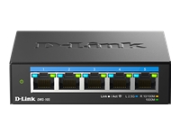 Bild von D-LINK DMS-105 5-Port Multi-Gigabit unmanaged Switch 5x 2.5G Ethernet Ports 802.3x Flow Control Metallgehäuse ohne Lüfter Wi-Fi 6
