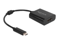 Bild von DELOCK ?USB Type-C Adapter zu HDMI DP Alt Mode 8K mit HDR Funktion schwarz