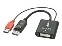 Bild von LINDY Konverter DVI-D auf DisplayPort  (UNIDIREKTIONAL). DVI-D Buchse auf DP Stecker.