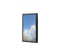 HI-ND Mounting kit casing portrait for digital signage LCD panel black screen size 75inch ceiling mountable for SAMSUNG OM75A