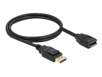 Bild von DELOCK DisplayPort 1.2 Verlängerungskabel 4K 60Hz 1m