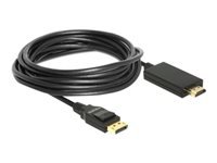 Bild von DELOCK Kabel Displayport 1.2 Stecker > High Speed HDMI-A Stecker Passiv 4K 5 m schwarz