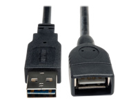 Bild von EATON TRIPPLITE Universal Reversible USB 2.0 Extension Cable Reversible A to A 6Zoll 15,24cm