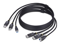 STARTECH Dual-DP/USB 5Gbps KVM Cable