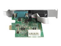 Bild von STARTECH.COM 2 Port Serielle Schnittstellenkarte PCIe mit 16950 UART - Serial Adapter - 921,4 Kbps - Windows und Linux