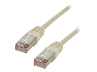 MCL Cordon de brassage RJ45 CAT 5e F/UTP - 3m Gris