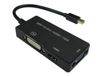 Bild von VALUE Adapterkabel Mini DisplayPort - VGA / DVI / HDMI v1.2 Aktiv