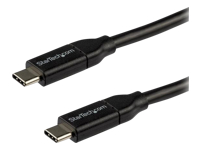 Bild von STARTECH.COM USB-C auf USB-C Kabel mit 5A Power Delivery - St/St - 3m - USB 2.0 - USB-IF zertifiziert - USB Typ C Kabel