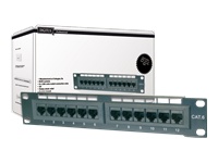 Bild von DIGITUS Patch Panel 25,4cm 10Zoll Cat5e 12-Port geschirmt