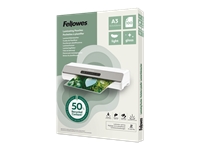 FELLOWES Pochettes de plastification A3 avec 50 pourcentage de contenu recyclé - usage léger brillant lot de 100