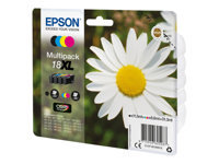 Bild von EPSON 18XL Tinte schwarz und dreifarbig hohe Kapazität 31.3ml 1-pack blister ohne Alarm