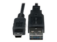 Bild von EATON TRIPPLITE Universal Reversible USB 2.0 Converter Adapter Cable Reversible A to 5Pin Mini B M/M 1ft. 0,31m