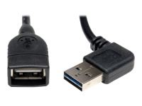 Bild von EATON TRIPPLITE Universal Reversible USB 2.0 Extension Cable Reversible Right/Left-Angle A to A M/F 18Zoll 45,72cm