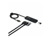 Bild von STARTECH.COM 4-Port USB-C Hub USB 3.0 5Gbps busbetrieben Mini USB-Verteiler mit 61cm Kabel USB-C zu 4x USB-A Splitter
