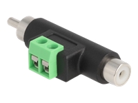 Bild von DELOCK Cinch Stecker und Cinch Buchse zu Terminalblock Adapter