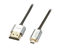 Bild von LINDY Slim HDMI High Speed A/D Kabel, 0,5m mit Ethernet