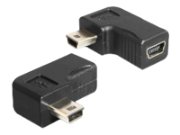 Bild von DELOCK Adapter USB-B mini 5 Pin Stecker / Buchse 90 gewinkelt