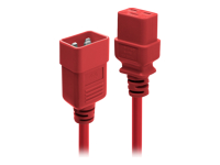Bild von LINDY 2m IEC C19 auf IEC C20 Verlaengerung rot