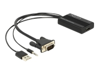 Bild von DELOCK HDMI zu VGA Adapter mit Audio 25 cm