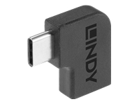 Bild von LINDY USB 3.2 Adapter Typ C an  C 90 a USB Typ C Kupplung an C Stecker