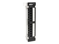 Bild von EATON TRIPPLITE 12-Port Wall-Mount Cat5e Patch Panel 568B RJ45 Ethernet TAA