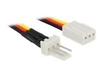 Bild von DELOCK Lüfter Stromkabel 3 Pin Stecker zu 3 Pin Buchse 60cm