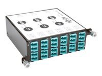 Bild von EATON TRIPPLITE 40/100Gb Breakout Cassette 40Gb to 4 x 10Gb 100Gb to 4 x 25Gb x3 8-Fiber MTP/MPO to x12 LC Duplex