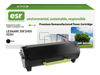 Bild von ESR Toner cartridge compatible with Lexmark 50F0HA0 black High Capacity remanufactured 5.000 pages