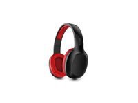 URBAN FACTORY Movee On-Ear Headphones Bluetooth 5.1 Rechargeable - Black/Red