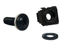 EATON TRIPPLITE Rack, Enclosure Cabinet Square Hole Hardware Kit Screws Washers Rack, screws nuts and washers