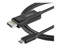 Bild von STARTECH.COM 1m USB-C auf DisplayPort-Kabel - 4K 60Hz - USB-C-Adapter - Thunderbolt 3-kompatibel - bidirektional