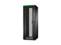 APC Easy Rack 48Ux800x1000 Roof/Side panel/castors/feet No Bottom 4 Brackets black