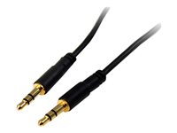 Bild von STARTECH.COM 6ft Slim 3,5mm Stereo Audio Cable - M/M