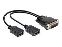 Bild von DELOCK Adapterkabel DMS-59 Stecker > 2x HDMI Buchse   25cm