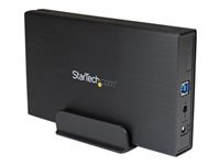 Bild von STARTECH.COM Externes 8,89cm 3,5Zoll SATA III SSD USB 3.0 SuperSpeed Festplattengehäuse mit UASP für SATA 6 GB/s - Schwarz
