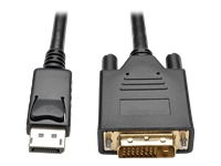 Bild von EATON TRIPPLITE DisplayPort 1.2 to DVI Active Adapter Cable DP with Latches to DVI-D Dual Link M/M 3ft. 0,9m