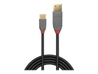 Bild von LINDY 3m USB 2.0 Typ A an C Kabel Anthra Line