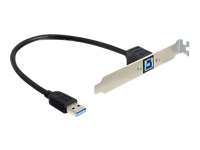 Bild von DELOCK Slotblech - USB 3.0-B 1xPort extern / 1x USB 3.0-A intern