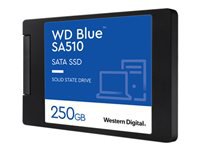 Bild von WD Blue SA510 SSD 250GB SATA III 6Gb/s cased 6,9cm 2,5Zoll 7mm internal single-packed