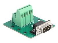 Bild von DELOCK D-Sub 9 Pin Stecker zu Terminalblock fur Hutschiene