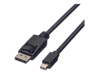 Bild von ROLINE GREEN DisplayPort Kabel DP ST - Mini DP ST TPE schwarz 3m