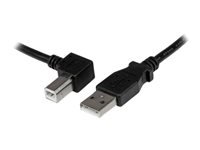 Bild von STARTECH.COM 2m USB 2.0 A auf B Kabel links gewinkelt - St/St - USB Druckerkabel